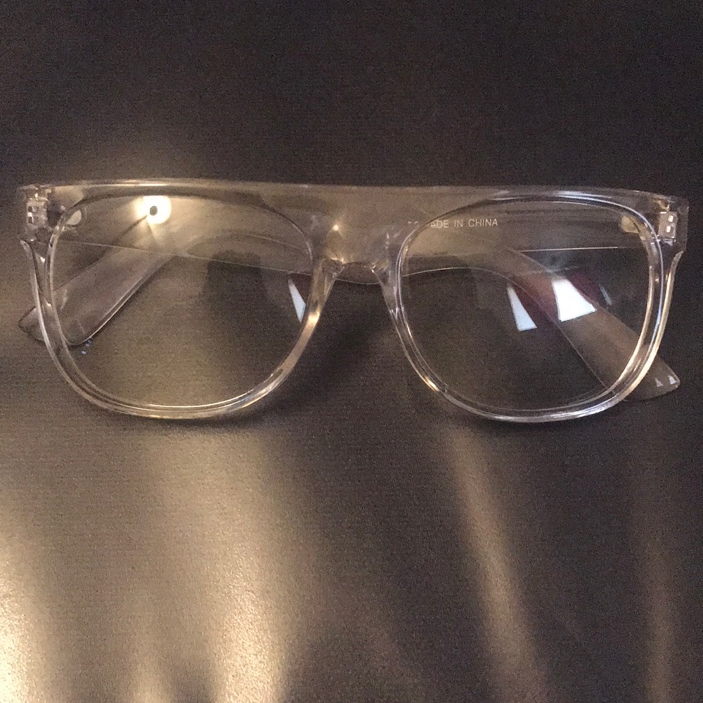 Clear glasses